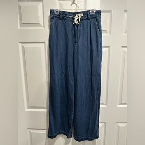 Med. YFB (Young, Fabulous and Broke) Pajama Jeans, Elastic Waistband, Zip Front